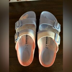Rubber tie dye Birkenstock sandals size 41 size 10 - 10.5